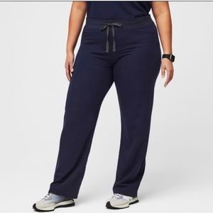 Figs Livingston Basic Scrub Pants Navy XL Petite